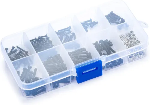 Vista 4 de Kit de tornillos RC Juego de herramientas de reparación RC para hardware para 1/18 TRX4M RC Crawler Car