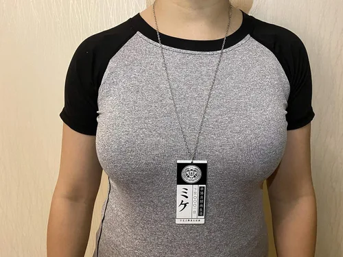 Vista 6 de TopOneer Collar de anime compulsivo casa de jugadores llavero para mascotas accesorios de cosplay Halloween para adultos mujeres y hombres No es una
