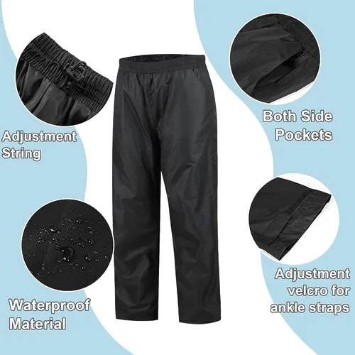 Vista 6 de Impermeable con gorro para niños (chamarra y pantalón) SWISSWELL