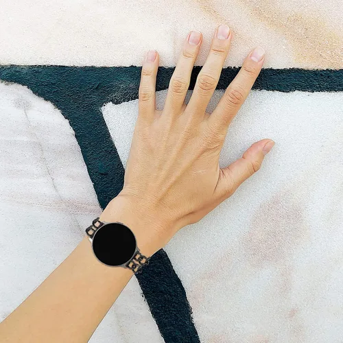 Vista 3 de Hemobllo Correa de reloj de repuesto para cambio de metal, compatible con Gear S3