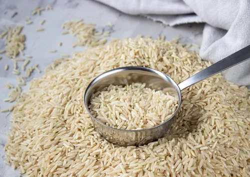 Vista 4 de Food to Live Arroz orgánico de jazmín marrón, 12 onzas, sin OMG, arroz integral, variedad de grano largo, no irradiado, kosher, vegano. Rico