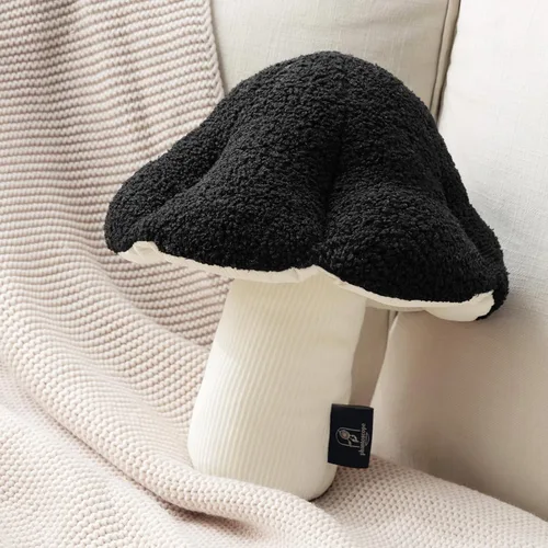 Vista 9 de Phantoscope Almohada Decorativa en Forma de Hongo, Almohadas Decorativas de Vellón Teddy Suave en Forma de Hongo, Lindo Cojín en Forma 3D para Sofá