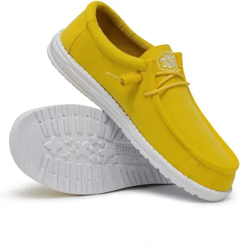 Vista 3 de Hey Dude Men's Wally Slub Moc Toe Shoes