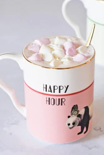 Vista 2 de YVONNE ELLEN Juego de tazas (Happy Hour & Bonjour Set de 2)