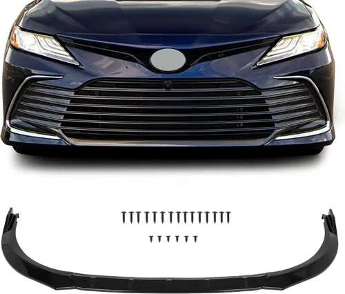 Vista 32 de SCITOO Alerón de borde de parachoques delantero mate negro para Ford Focus ST años 2013-2014 - Spoiler frontal de polipropileno