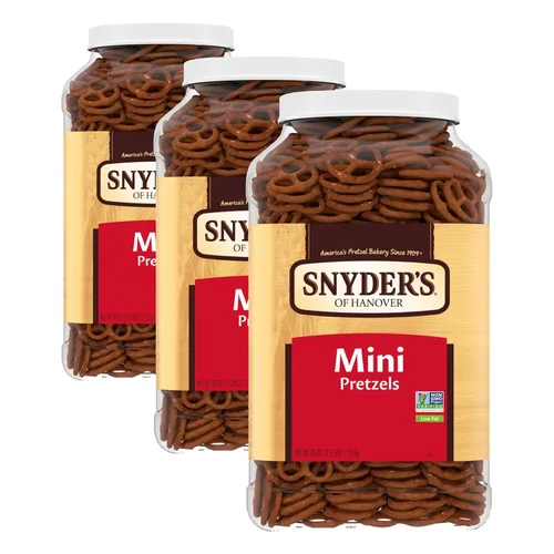 Vista 8 de Snyder's of Hanover, Trozos de pretzel miel mostaza y cebolla, 1 oz, 20