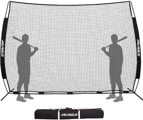 Vista 7 de Red de Barrera Deportiva, Red Deportiva, Red de Respaldo de Barricada, Perfecta para Béisbol, Sóftbol, Fútbol, Baloncesto, Lacrosse
