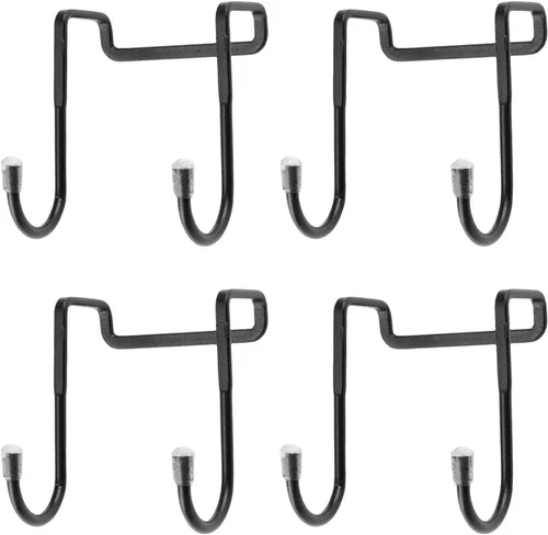 Vista 15 de Over Cabinet Door Hooks, 8Pcs Plastic Over Door Single Hooks Multi-Purpose Over The Cupboard Drawer Hooks Space-Saving Hanger Extender Clips Hooks