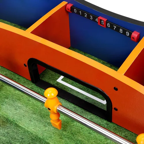 Vista 10 de Hathaway Revolver - Multijuego de mesa 40 pulgadas 4-1 con futbolín, tenis de mesa, hockey deslizante y fútbol con dedos (BG1143M)