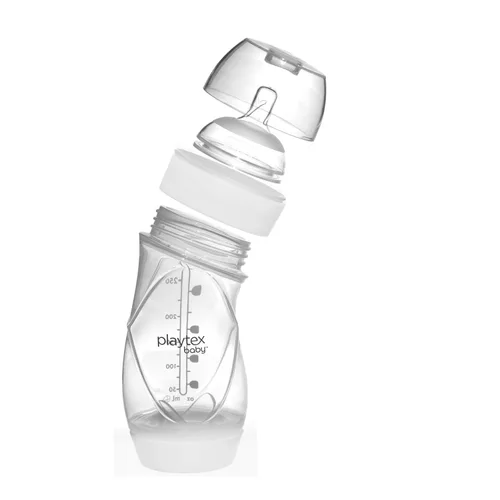 Vista 3 de Playtex Baby VentAire biberón completo para el confort del estómago, 9 oz (3 unidades), biberones anticólicos y antirreflujo para recién nacidos