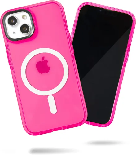 Vista 114 de SteepLab Funda de barrera para iPhone 13, protección de 360 grados que absorbe impactos con bisel elevado y colores llamativos (cielo azul brillante)