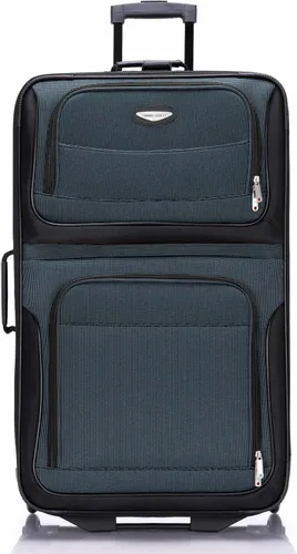 Vista 65 de Travel Select Amsterdam - Equipaje vertical y expansible con ruedas, marino