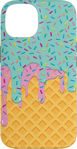 Vista 4 de Ice Cream Cone with Sprinkles Case for iPhone 17