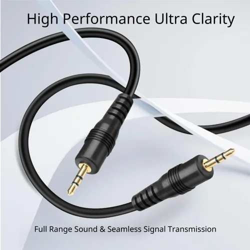 Vista 2 de TNP - Cable de audio de 0.1 in a 0.1 in, cable estéreo TRS macho a macho, 3