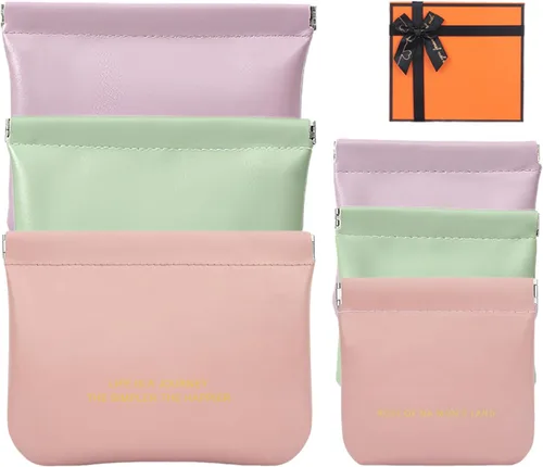 Vista 8 de Bolsa de cuero para anillos, funda para anillos de boda, bolsa para anillos de compromiso, almacenamiento de joyas para novios, portador de anillos