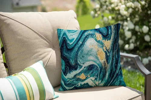 Vista 27 de Solekla Funda de almohada cuadrada de lino y algodón con flores blancas y negras, funda de cojín decorativa para sofá de 18 x 18 pulgadas Sl157
