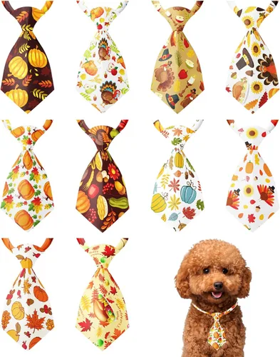 Vista 20 de PET SHOW Paquete de 10 corbatas para perros de feliz cumpleaños, XS