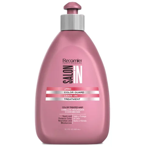Vista 4 de Salon In by Recamier - Juego de champú y acondicionador Color Guard + tratamiento sin enjuague para cabello teñido Ayuda a preservar la vitalidad
