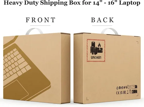 Vista 4 de Caja de envío para portátil de 13-16 "con 3 bolsas de aire inflables