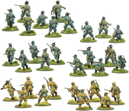 Vista 3 de Warlord Games Bolt Action Italian Alpini Mountain Troops 1:56 WWII Mesa Top Wargaming Plastic Model Kit 402015803