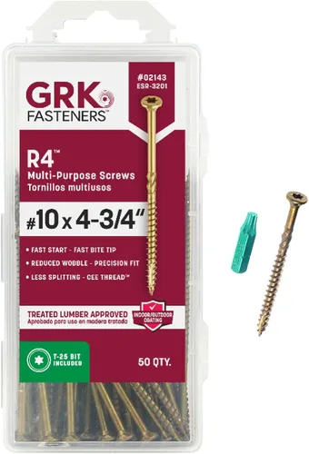Vista 12 de GRK 103133#10 x TORNILLOS MULTIUSOS R4™ de 2-1/2" 80