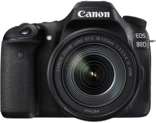Vista 3 de Canon Cámara DSLR EOS 80D con lente de 0.709-5.315 in - Paquete de inicio Para fotografía y video