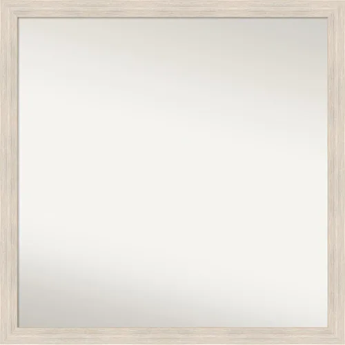 Vista 374 de Amanti Art Espejo personalizado, espejo de baño estrecho Alexandria White Wash, espejo de pared o espejo de tocador de baño sobre el fregadero