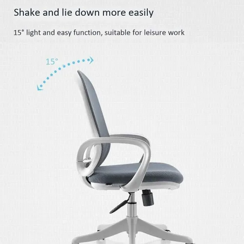 Vista 6 de Silla de oficina ergonómica cómoda multifuncional de tela completa de malla con diseño 2020 (D)