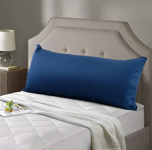 Vista 12 de Evolive Nueva Funda de Almohada Corporal de Hilo 300TC 100% Algodón con Cierre de Cremallera Oculto 21"x54" (Gris Carbón)