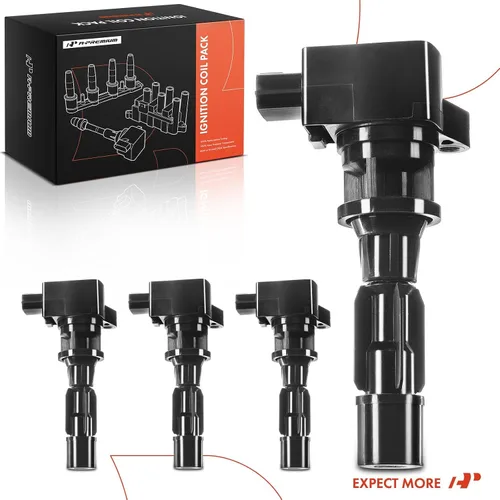 Vista 8 de A-Premium Paquete de bobinas de encendido del motor compatible con Mazda Compatible con Mazda 3 2010-2013 Mazda 5 2008-2010 2012-2015 Juego de 4