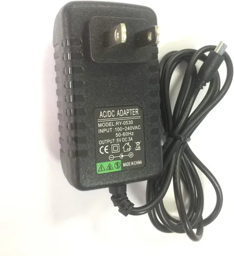 Vista 2 de EZ-FIT Fuente de alimentación Raspberry Pi 5V 3A Raspberry Pi 2, Pi 3, Pi 3 B+Fuente de alimentación/adaptador Micro USB Plug Charger