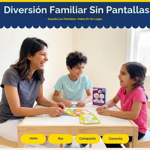 Vista 4 de Open The Joy Let's Talk - Tarjetas de inicio de conversación para niños, más de 100 indicaciones y preguntas para desarrollar inteligencia