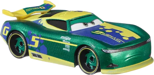 Vista 2 de Disney Car Toys Toy - Vehículos de personajes fundidos a presión a escala 1:55, paquete de 2 coleccionables, juego de regalo de corredores