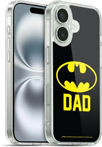 Vista 313 de Head Case Designs Funda de gel con licencia oficial de Batman DC Comics Bat Signal Logos [protección de grado militar] compatible con Apple iPhone 7