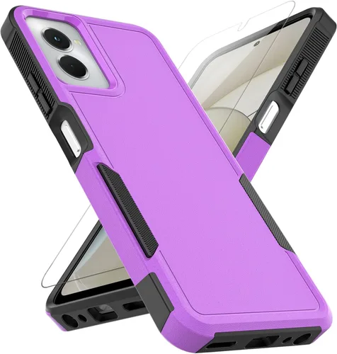 Vista 17 de Funda para Moto G 5G 2023 / Moto G Power 5G 2023: funda protectora de doble capa de servicio pesado resistente para teléfono celular a prueba