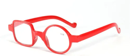 Vista 5 de Readers - Paquete de 3 lentes de lectura redondos cuadrados de resina con marco irregular de calidad para hombres y mujeres