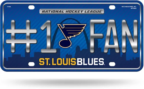 Vista 21 de NHL #1 - Placa de matrícula metálica para ventilador