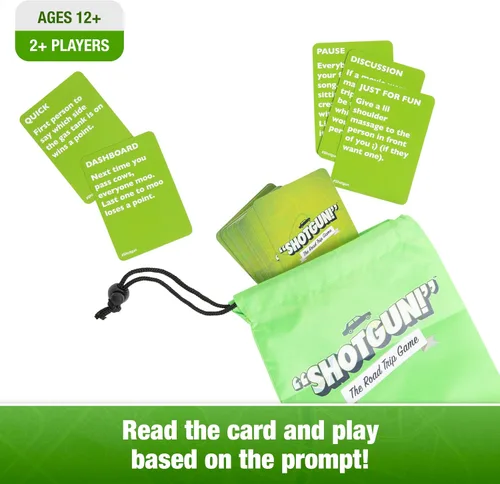 Vista 5 de What Do You Meme?, Shotgun! - El divertido juego de cartas familiar para viajes