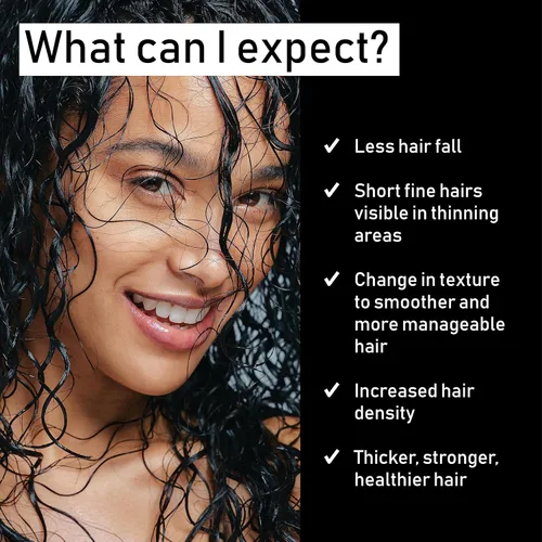 Vista 2 de évolis - Acondicionador estimulante para cabello débil y adelgazante, acondicionador de proteína de queratina fortificante para el crecimiento