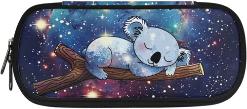 Vista 26 de DISNIMO Estuche organizador de lápices de caballo negro de gran capacidad para niñas, adultos, mujeres, axolotl con cremallera, estuche estético