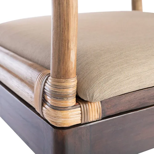 Vista 5 de SAFAVIEH Home Collection Carlo - Silla con brazos, color miel