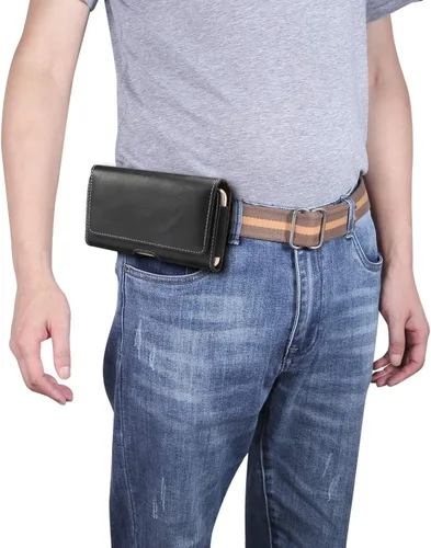 Vista 6 de Funda para cinturón para hombre, funda para teléfono celular, a la moda, para iPhone 14, iPhone 14, Pro, iPhone 12, Mini, 12, Pro, 11, Pro, X, XS