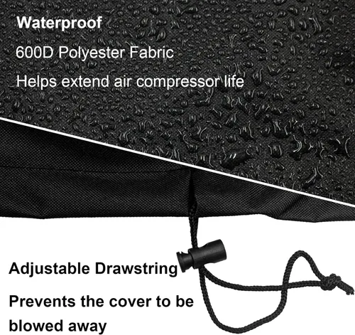 Vista 3 de DEWALT - Compresor de aire negro impermeable, duradero 600D resistente compresores de aire con asa, apto para artesanos, Porter-cable, compresor