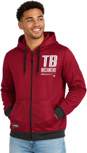 Vista 18 de Outerstuff NFL - Sudadera con capucha para hombre con cremallera completa en colores del
