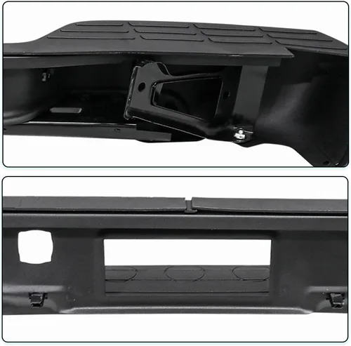 Vista 6 de TUSDAR Reemplazo de parachoques trasero para 1999-2006 Chevy Silverado GMC Sierra 1500 2500, 2007 1500 Classic Fleetside/Styleside Bed Chrome
