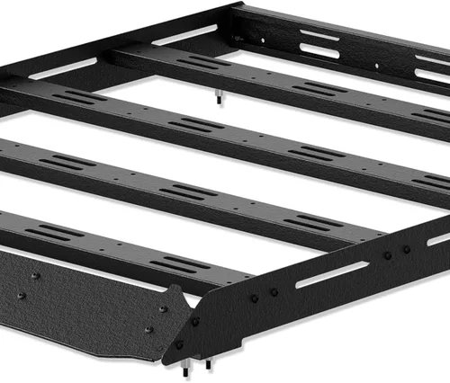 Vista 7 de Cesta de carga para portaequipajes de techo de 3/4 de longitud, compatible con Toyota 4Runner 2010-2024 de 5ª generación, soporte de almacenamiento