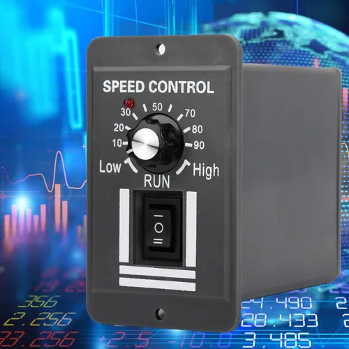 Vista 7 de Controlador de velocidad del motor DC 12-60V 10A, regulador de velocidad del motor eléctrico de marcha atrás hacia adelante Controlador de velocidad