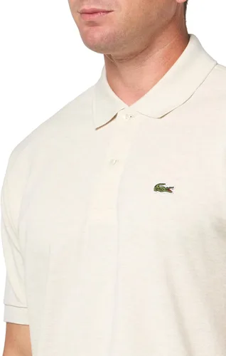 Vista 3 de Lacoste Polo de cocodrilo verde de manga corta L.12.12 para hombre