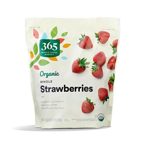 Vista 2 de 365 by Whole Foods Market Fresas enteras orgánicas, 10 onzas