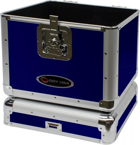 Vista 6 de Odyssey Estuche DJ (KLP2BLU) Protects your collection during travel, sturdy build for gigging performers, easy transport between shows